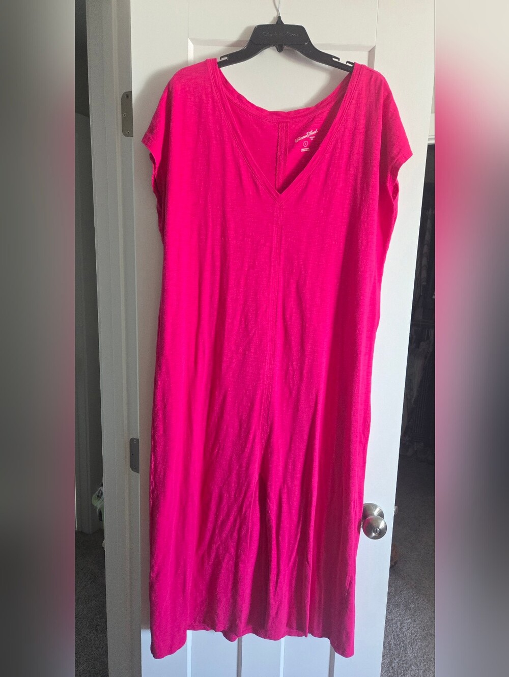 Universal Thread Dark Pink Maxi Tshirt Dress